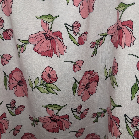 Forever 21 Spring Floral Spaghetti String Mini dress Plus Size - Picture 4 of 12